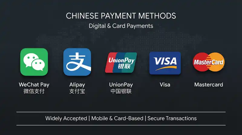 暗网支持的支付方式包括微信支付、支付宝、银联、信用卡和借记卡